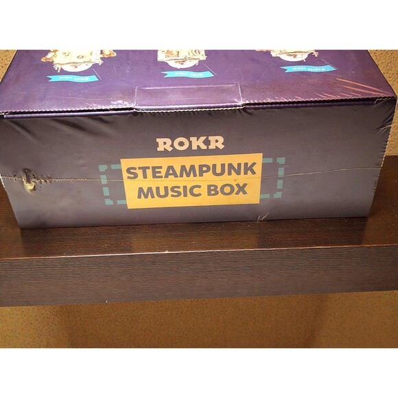ROKR Orpheus Steampunk Music Box 3D Wooden Puzzle Kit DIY Model Gift New - Picture 4 of 6